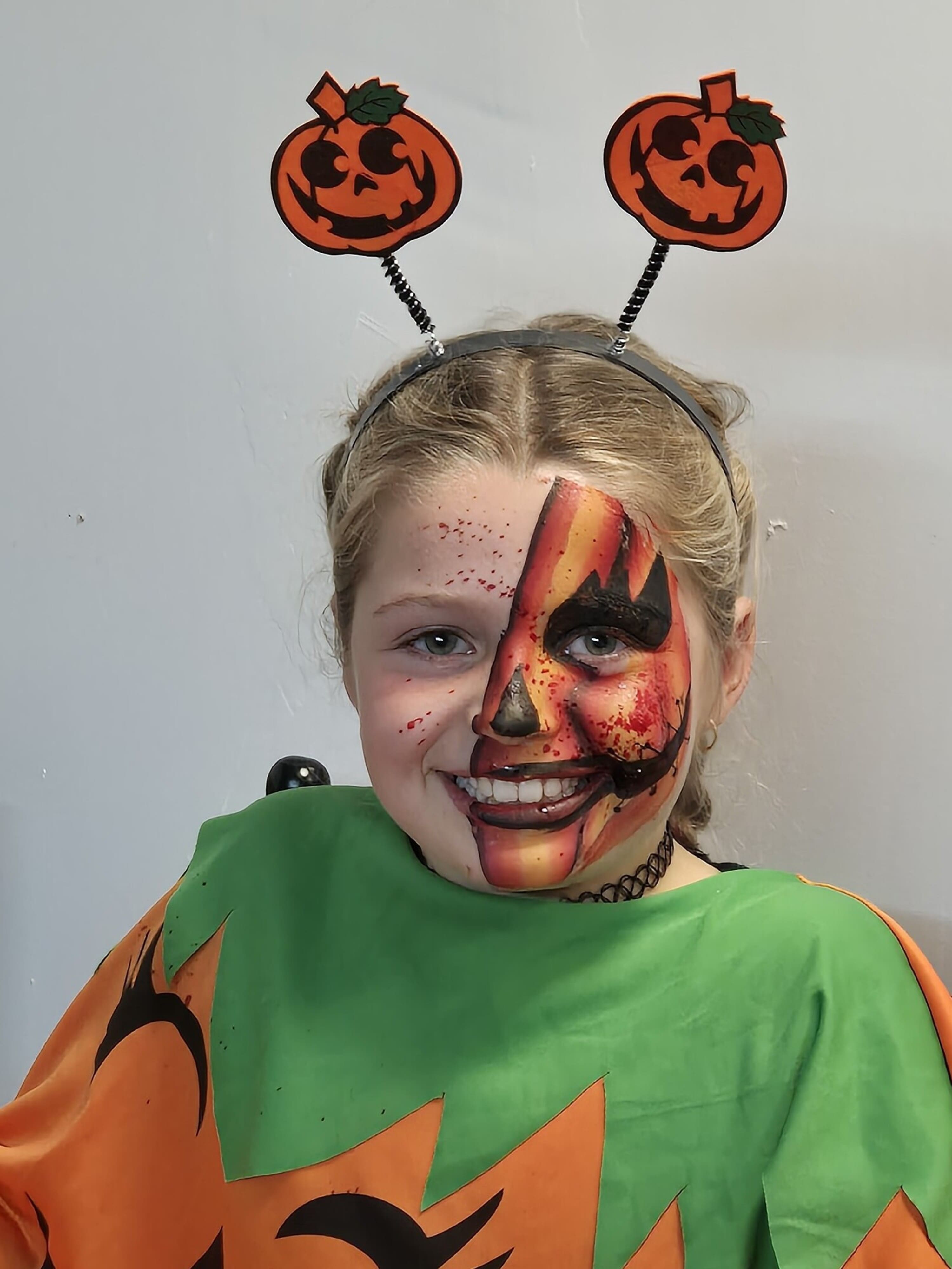 Maquillage citrouille